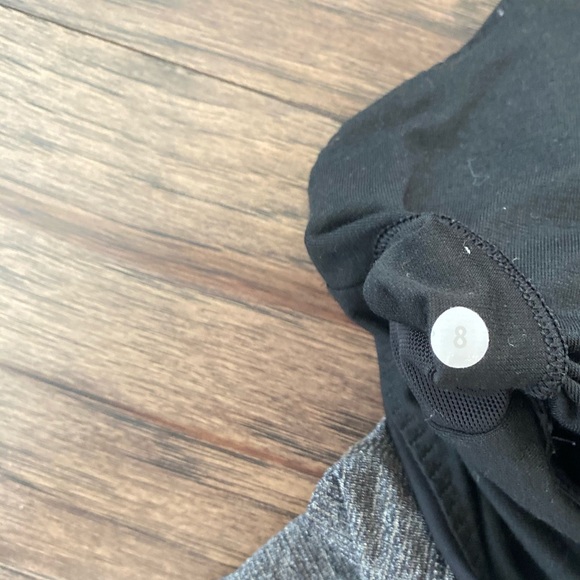 Size 8 Lululemon Black Run: Back on Track Tank - Picture 4 of 6